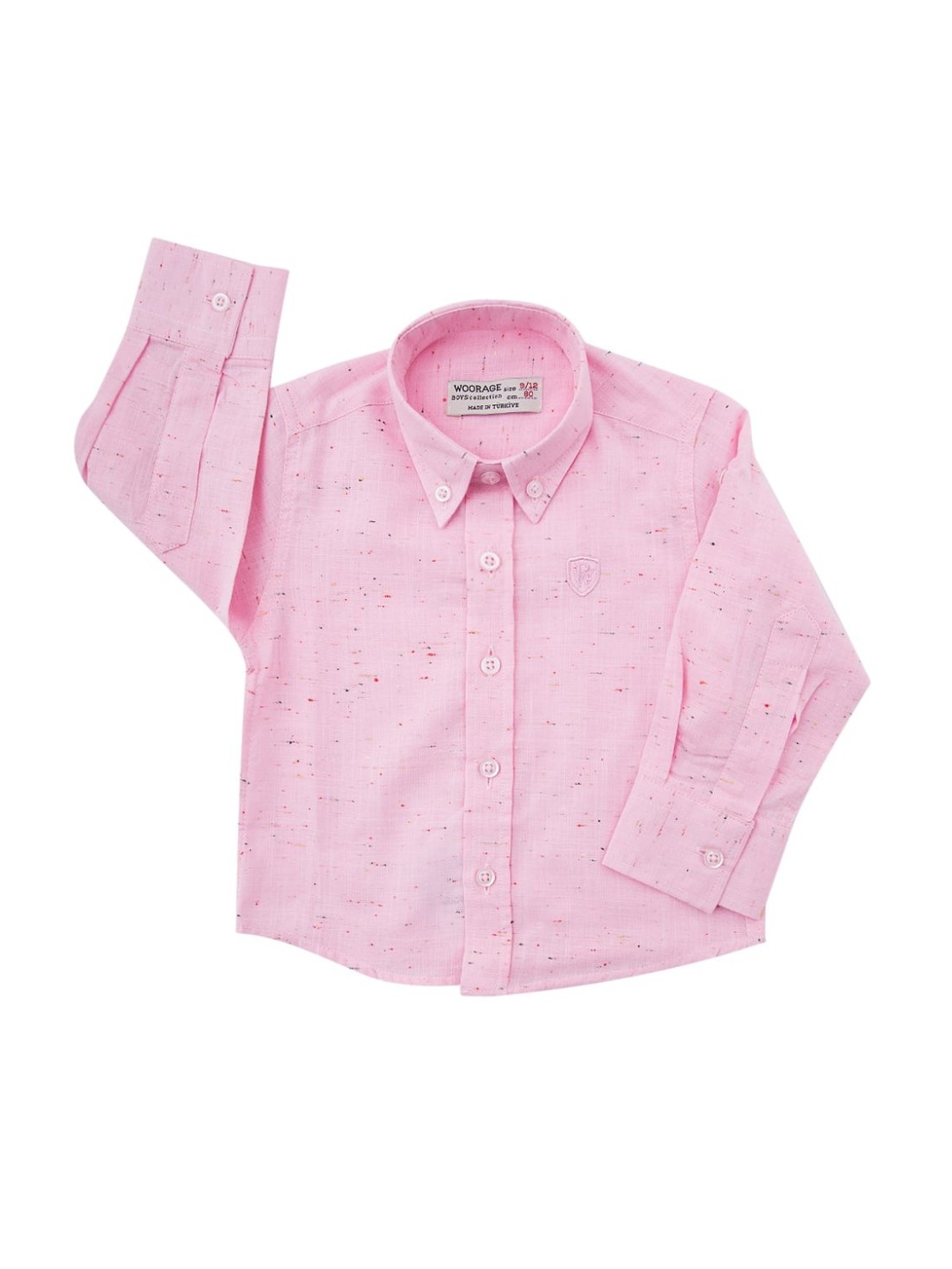 Light pink speckled shirt NDZ3803 - Online store - Boutique